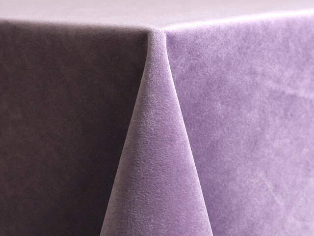 Linen - Lilac Velvet 90x132in Tablecloth 