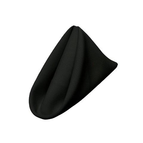 Linen - Black Polyester Napkin