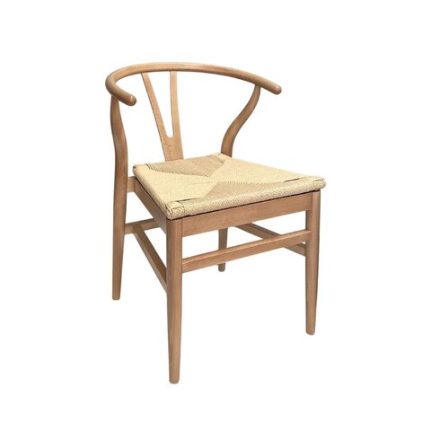 Natural Wishbone Chair | Ricky's Party Rentals