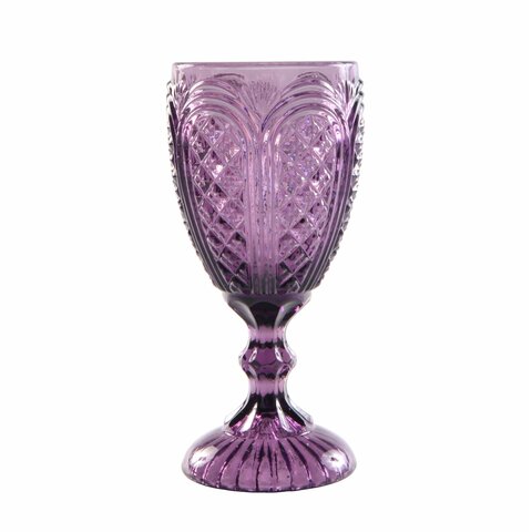 Glassware - Purple Carousel Goblet 10 oz (25 per rack) 