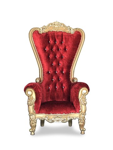 Throne - Red & Gold Throne Chair