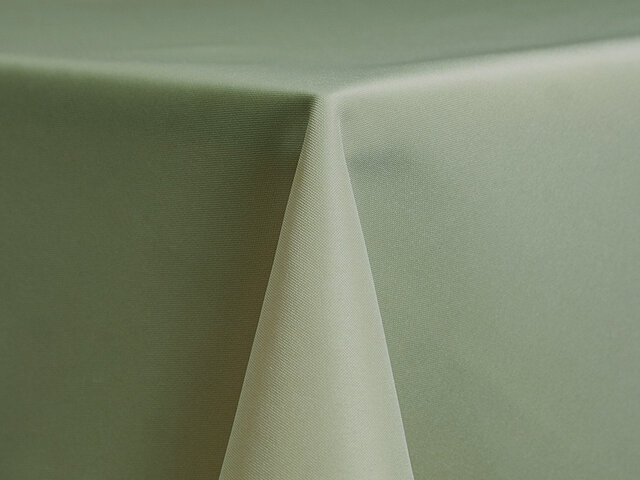 Linen - Sage Polyester 90x132in Tablecloth 