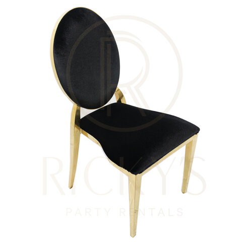 Chair - Black & Gold Washington Chair