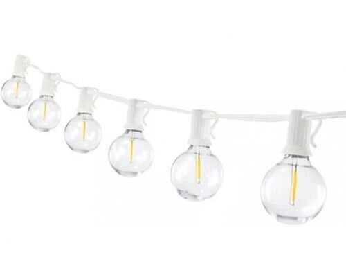 Lighting - 50ft White Market Lights