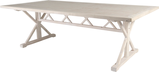 8ft Whitewash Napa Dining Table
8ft Long, 48in Wide, 30in High
Seats 8-10 Guest