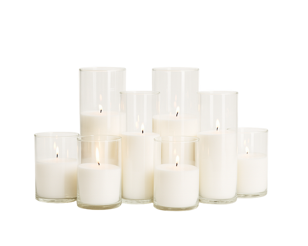 Decor - 16 Pack Assorted Sand Candles 