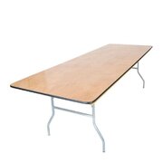 Queen 8ft Long Table 8ft Long, 40in Wide, 30in High Seats 8-10 Guest