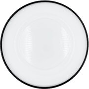 Black Band Charger Plate