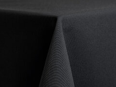 Black Polyester 100x156in Tablecloth Fits our 8ft Queen Tables to the floor
