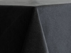 90x156 Black Velvet Tablecloth  Fits our 8ft Long Table too the floor