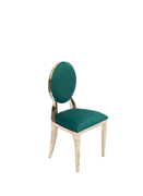 Kids Emerald and Gold Washington Chair
