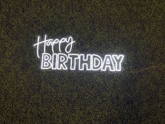 Happy Birthday Neon Sign