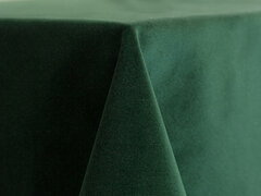 90x132 Emerald Velvet Tablecloth  Fits our 6ft Long Table too the floor