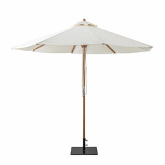 Natural 9ft Market Umbrella (With Base)