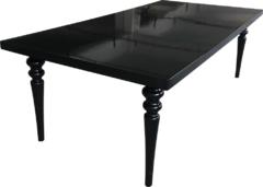 8ft ONYX Dining Table8ft Long, 48in Wide, 30in High Seats 8-10 Guest
