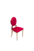 Kids Red and Gold Washington Chair