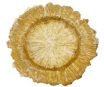 Gold Reef Charger Plate (For decor purposes only)