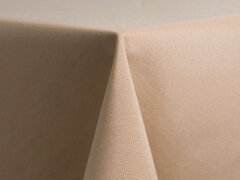 Taupe Polyester 60x120 Tablecloth