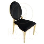 Black & Gold Washington Chair