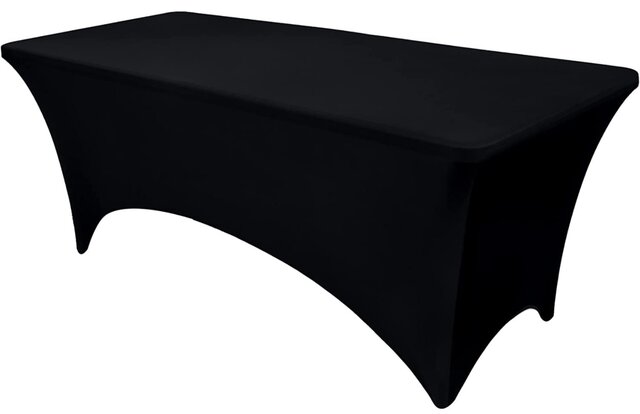Black  table cover 