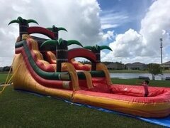 18ft Single Paradise Slide(wet)