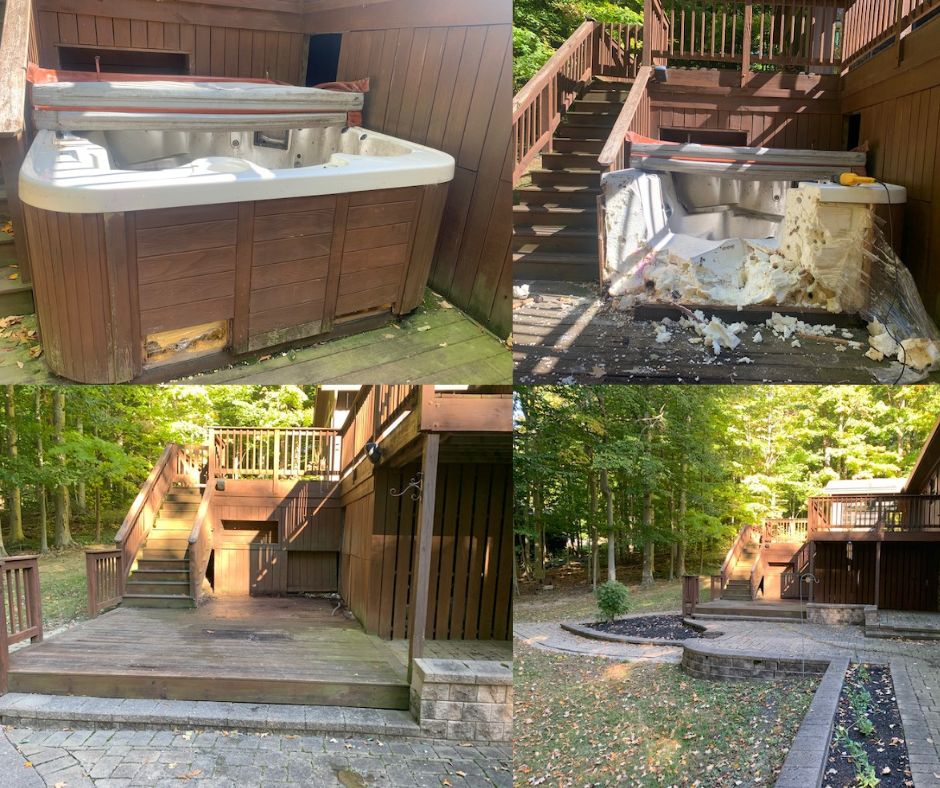 hot tub removal and disposal near me