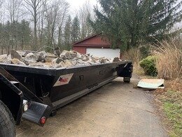 7 Yard Concrete-Dirt Dumpster 