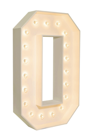 4 FT MARQUEE NUMBER- 0
