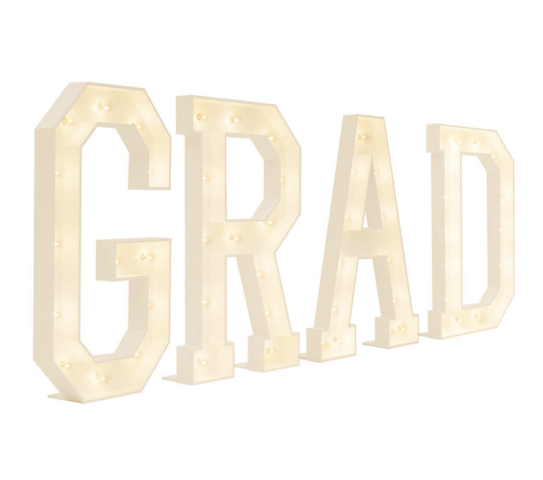 GRAD 4 FT MARQUEE LETTERS