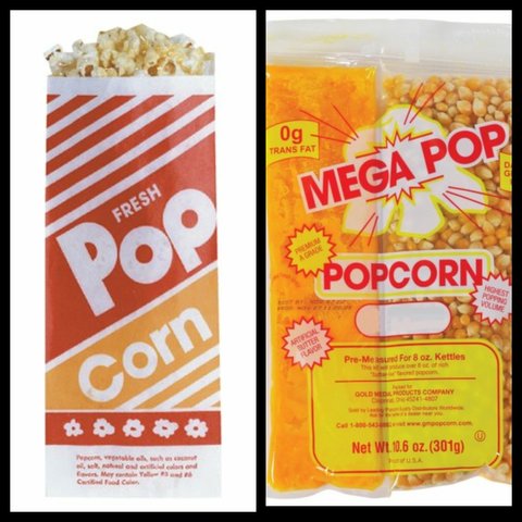 Popcorn Supplies -25 servings