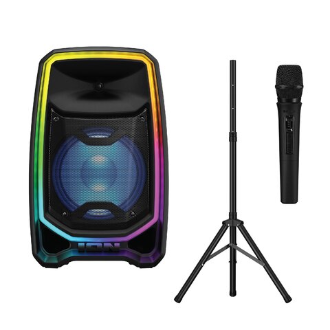 Portable speaker and wireless microphone
