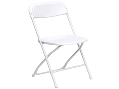 White Plastic Folding Chairs