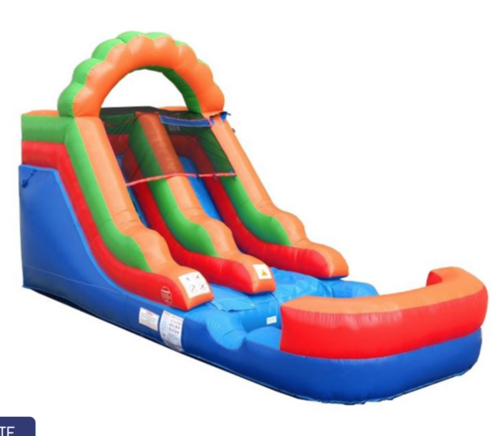 12FT Rainbow Wet/Dry Slide