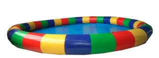 24FT Round Shallow Inflatable Pool 