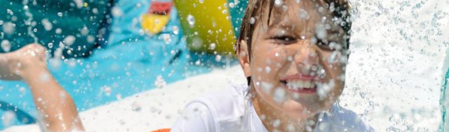 Water Slide fun in Sacramento fall season