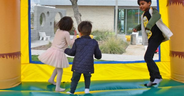 end of school bounce house parties
