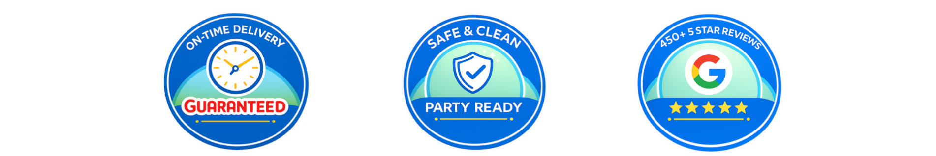 sacramento jumps party rentals trust badges