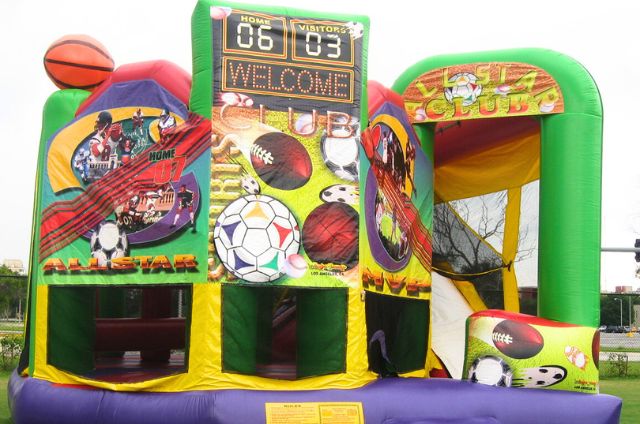 Rocklin Sports Themed Bounce House