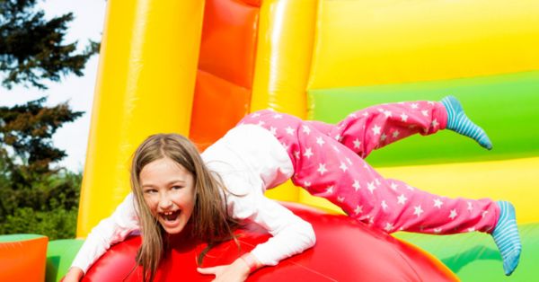 using bounce houses safely in sacramento heat waves
