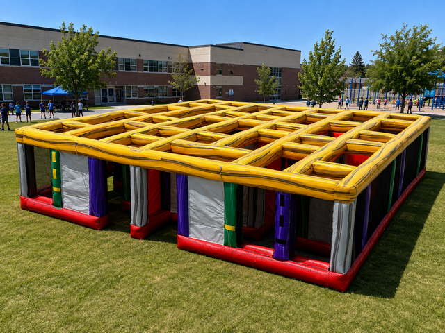 Giant Inflatable Maze