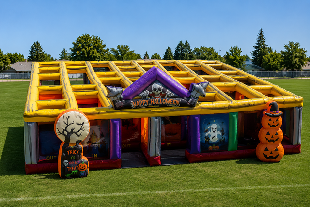Giant Haunted Maze