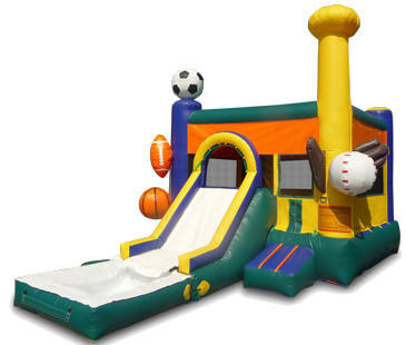 Sports II Bounce House with Slide and Pool
