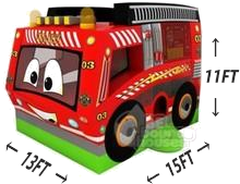 Fire Truck Bouncer 13x17