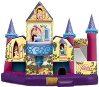 20X20 Disney Princess- Bounce-Climb-Slide "Water Slide"