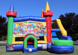 Happy Birthday Party Jumper and Slide