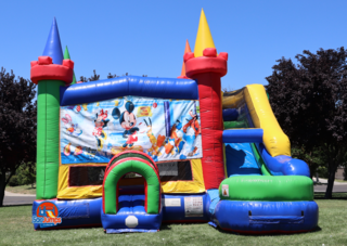 Mickey Party Jumper and Slide