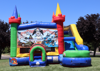 Military Party Jumper and Slide