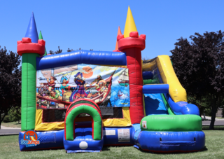 Pirate Party Jumper and Slide