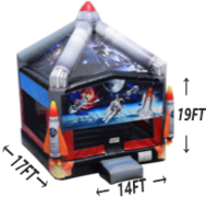 Space Rocket Bounce House