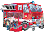 Fire Truck Jump 13x14